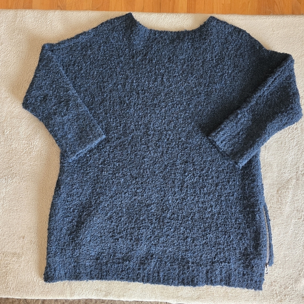 Zadig & Voltaire Athina Ma Oversized Textured Knit Wool Blend Sweater One Size - Picture 10 of 14